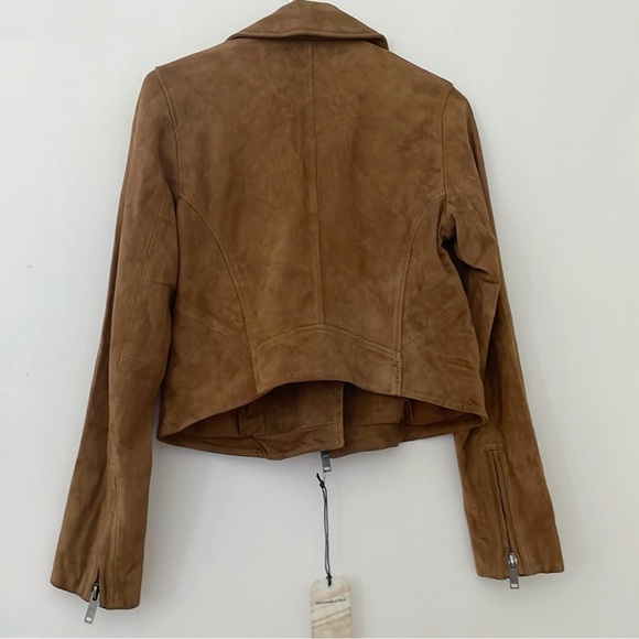 Abercrombie & Fitch Genuine Suede  Cropped Jacket - Picture 3 of 4
